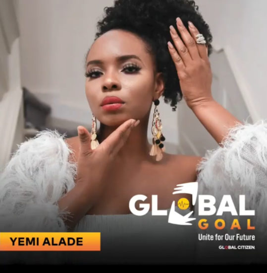 Yemi Alade To Perform Alongside Shakira, Justin Beiber, Usher At 2020 Global Goal Concert