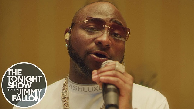 Davido performs D&G/Fall at The Tonight Show Video