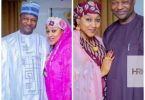 Photos of Attorney-General, Abubakar Malami and his new wife, Hadiza Buhari