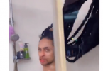 Denrele shares video capturing the challenges he faces to have his bath (watch video)