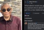"Go straight to the bedroom and have sex first" - US-based Nigerian businessman,?Francis Van-Lare advises people who are about to get into new relationships