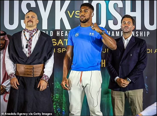 Revealed: Anthony Joshua and Oleksandr Usyk will each receive a minimum of ?33.2m for their world heavyweight title rematch in Saudi Arabia