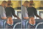 Angry father threatens children on a school bus after his daughter was allegedly hit by a fellow student (video)