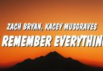 Zach Bryan - I Remember Everything