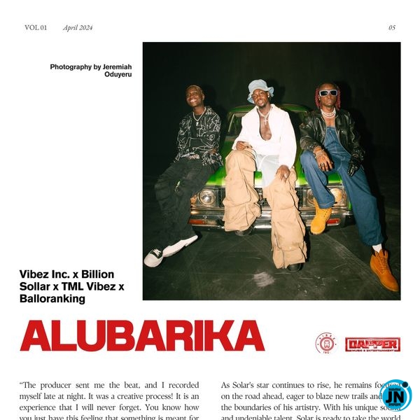 Vibez Inc – Alubarika ft Billion Solar, Tml Vibez & Balloranking